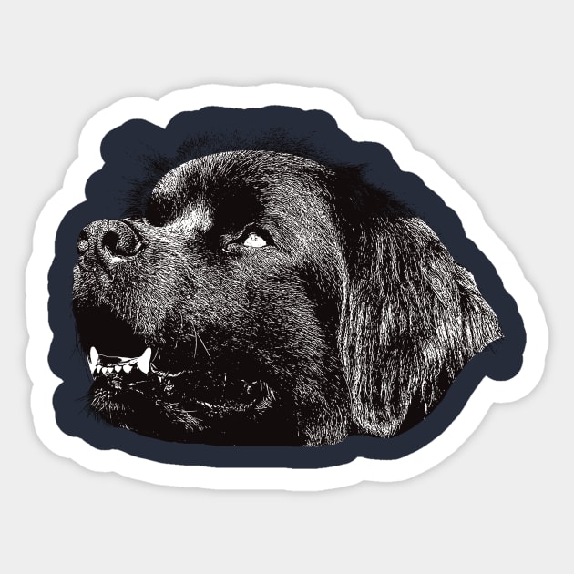 Newfoundland - Newfoundland Christmas Gifts Sticker by DoggyStyles